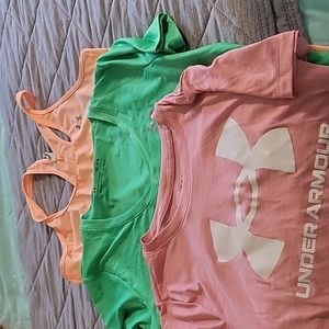 Sportswear  2 t-shirts and 1 tank top,  used maybe twice.